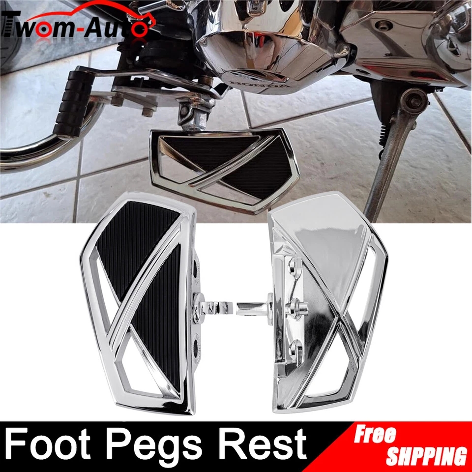 Reposapiés de montaje macho de 10 mm para Harley Sportster Softail Electra Glide Honda Foto 4 de 4