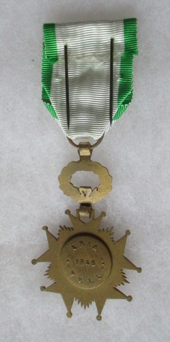 Original Vintage BELGIAN 1946 NATIONAL INVALID MEDAL ANIA / NVIL BELGIUM - Picture 3 of 4
