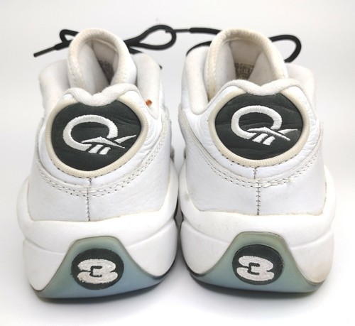 Allen Iverson Reebox Question Low 'White Black Ice' V70250 Mens Size 10 US - Picture 8 of 12