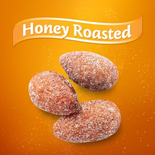 Blue Diamond Almonds Honey Roasted Almonds, No Cholesterol, Honey Roasted, 16 oz - Picture 4 of 4