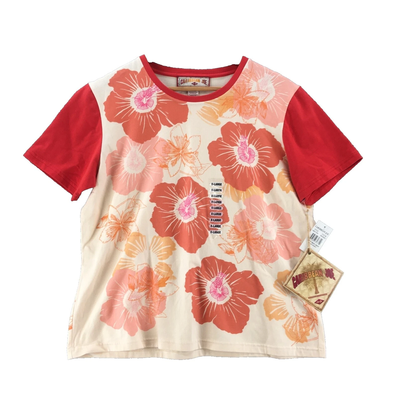 Caribbean Joe Floral Tops for Women