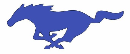 Mustang Horse Logo Vinyl Sticker Decal 4" 6" 8" 12" 16" 20" 24" Multiple Colors - Picture 9 of 9