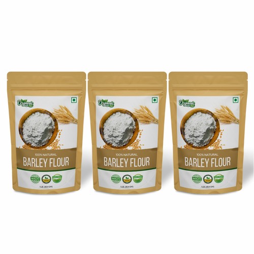 Organic Zing Barley Flour {454g/16.01oz} - USDA Organic - Picture 10 of 11