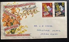 1963 Singapore Malaya First Day Cover FDC To  Christmas Island Orchid Conference