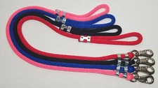 5/8" Soft Rope Leash with Heavy Duty Bull Snap