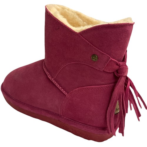 Big Girls Size (5) BEARPAW Mia Boots, from Finish Line Pink Suede Wool Sheepskin - Bild 4 von 12