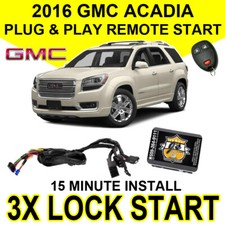 2016 GMC Acadia Plug  Play Remote Start System GM DIY 3X Lock Starter GM10