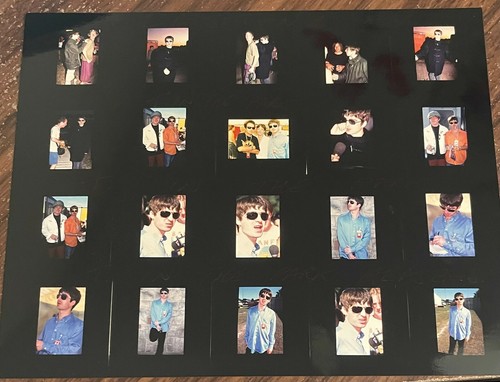EIGHT OASIS CONTACT SHEETS SHOWING OVER 140 PHOTOS GLASTONBURY EARLS COURT LIAM - Imagen 5 de 8