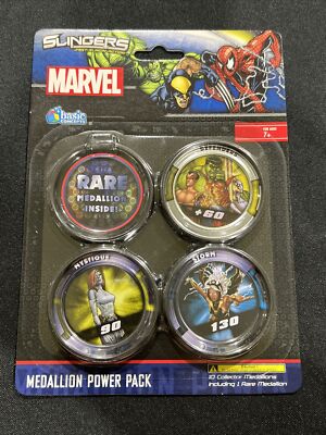Marvel Slingers Medallion Blister Pack by Upper Deck Power Pack 