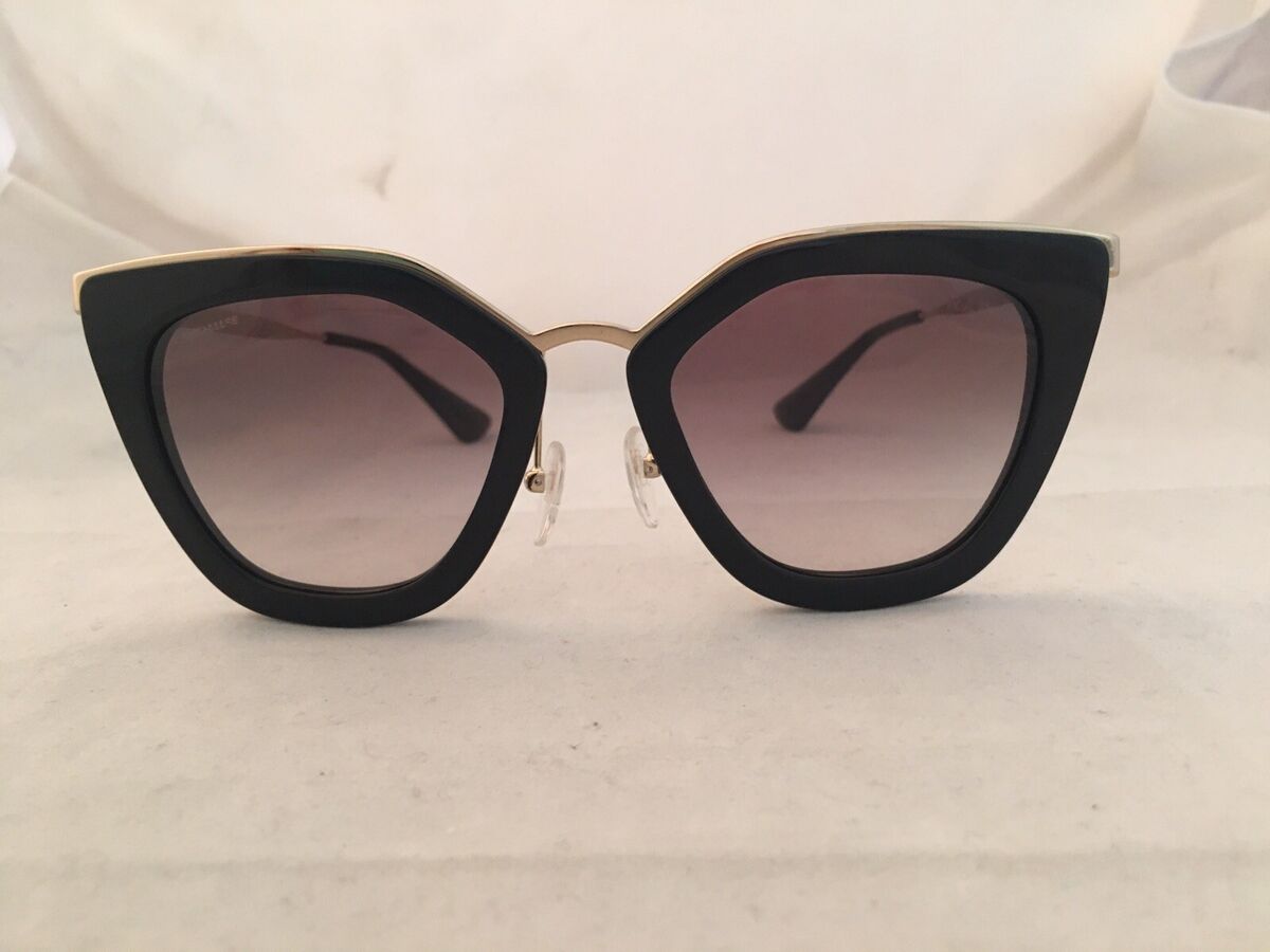 PRADA SPR 53S 1AB-0A7 52-21-140mm Black & Gold Frame w/ Grey PRADA SPR 53S 1AB-0A7 52-21-140mm Black & Gold Frame w/ Grey