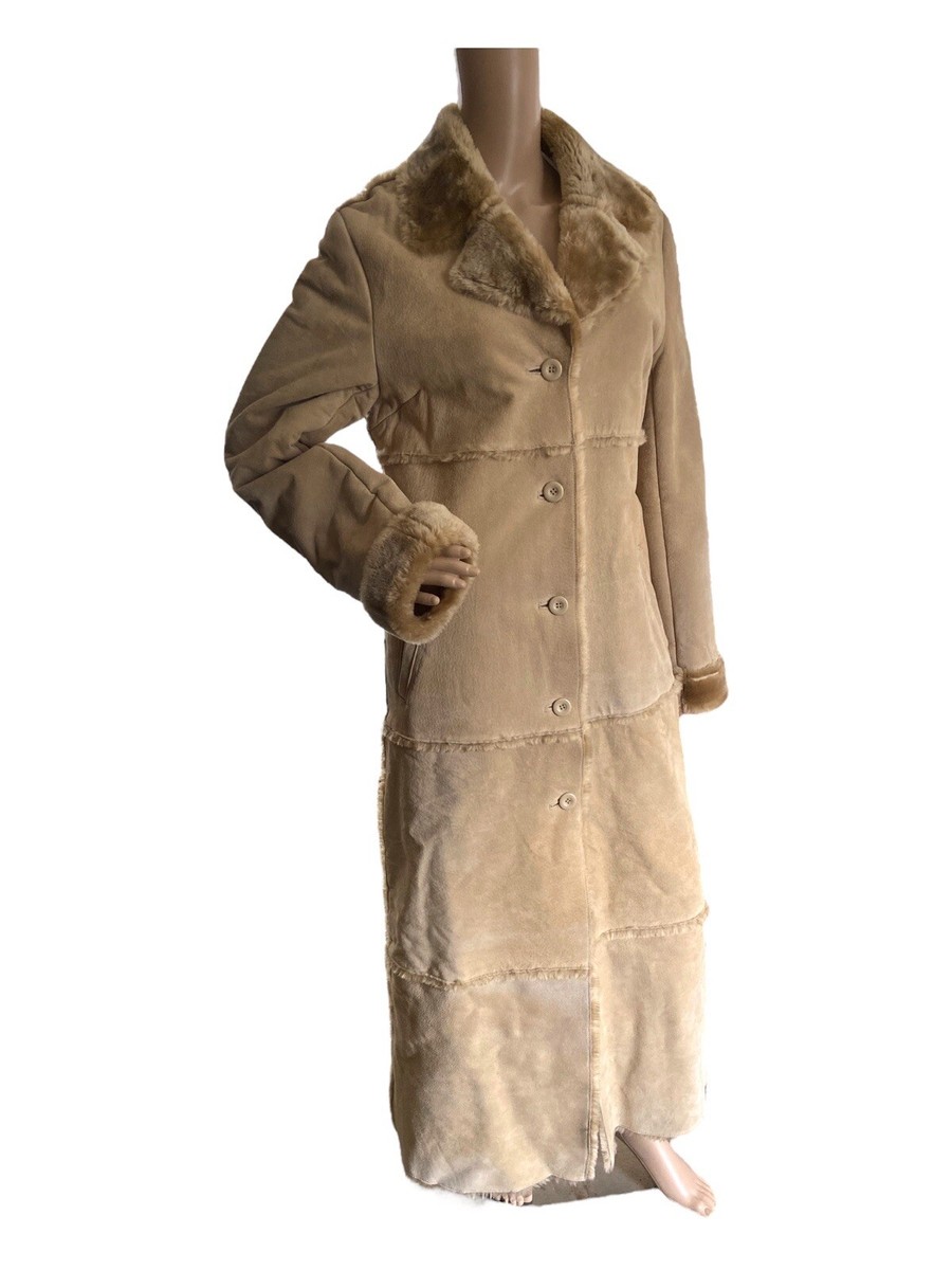 【vintage】suede long coat Vintage Penny Lane Cherry London Suede Jacket Made in
