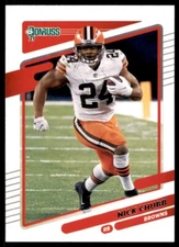 2021 Panini Donruss nick chubb Cleveland Browns #196 Base