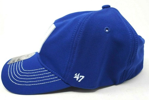 NFL New York Giants One Size BLUE '47 Brand Game Time Closer Stretch Fit Hat $28 - Picture 2 of 4