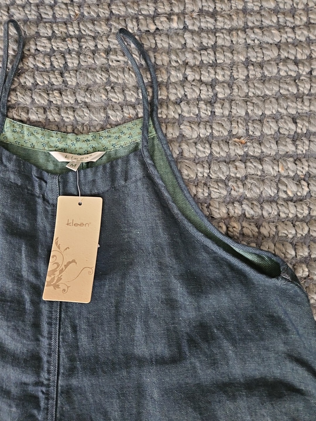 NWT KLEEN DENIM SWING TUNIC TOP SIZE MEDIUM