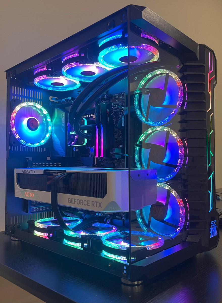 RTX 4090 CUSTOM BUILT GAMING PC i9 13900k 64GB DDR5 RAM 2TB SSD