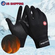 Winter Warm Gloves Touchscreen Cold Weather Driving Cycling Gloves for Men Women