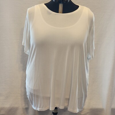 Apt. 9 Essentials Plus 3x White Tee