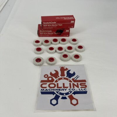 3M ScotchCode Wire Marker Tape Refill Roll SDR-7 Pack of 14 Labeled  7 