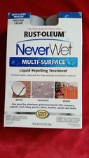 2 RUST-Oleum NEVERWET Multi surface Liquid Repelling Treatment Kit Frosted Clear