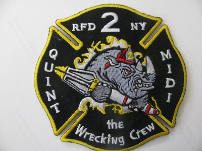Schenectady  NY  Rotterdam Fire District  Fire Dept  patch  Iron On 4  Free Ship
