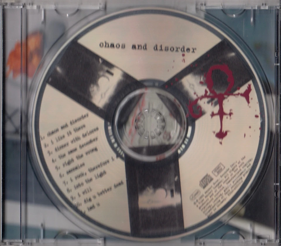 PRINCE Chaos And Disorder CD Album 1996 WIE NEU SYMBOL 90s Funk & Rock Klassiker - Bild 4 von 4