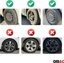 Copricerchi Sparco Bergamo 15 Pollici - Set 4 Pezzi Nero/Grigio Per Auto | Stile Sportivo