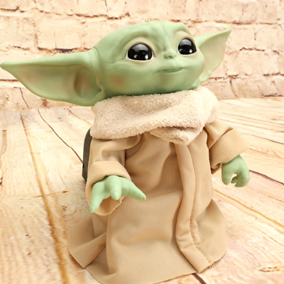 Star Wars Kids Mandalorian The Child Talking Baby Yoda 8  Toy Figure Green/Beige