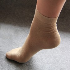 3 pairs silk socks Breathable Deodorant women socks solid color mulberry socks