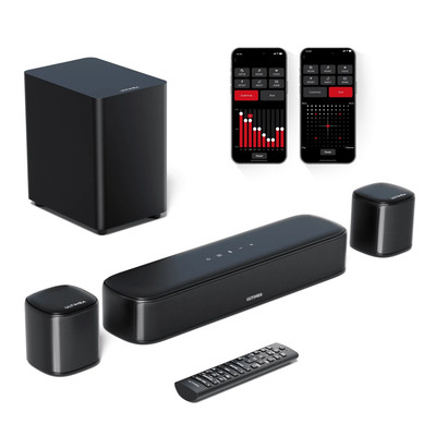 5.1Ch Sound Bar for Smart TV, Virtual Surround Sound System for TV, Aura A30