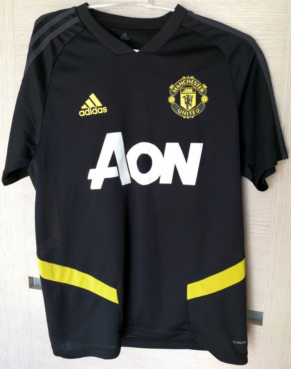 Men's Black Adidas Jersey Shirt MUFC Manchester United