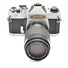 CHINON CS CAMERA WITH SIGMA ZOOM-K 70-210mm f/4-5.6 LENS c.1978