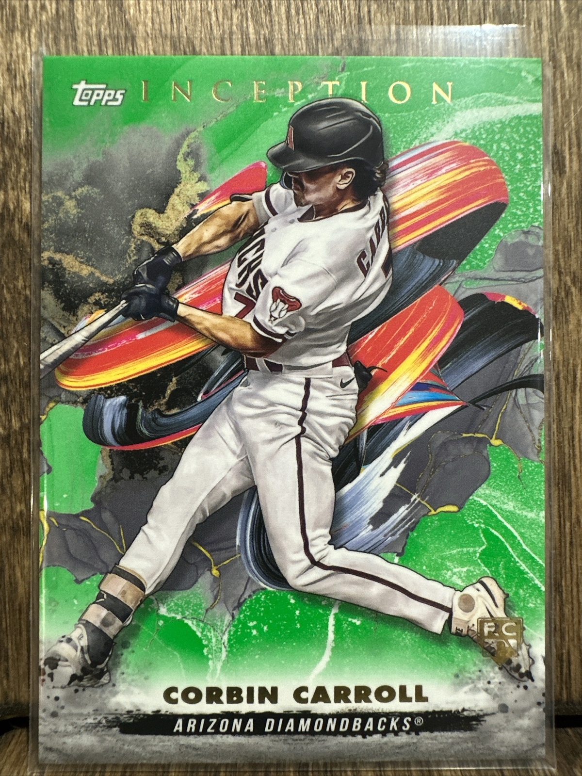 Corbin Carroll 2023 Topps Inception Rookie Green Limited Parallel 