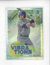 2022 Bowman Chrome Baseball Virtuosic Vibrations Refractor Singles - You Choose