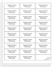1" x 2-5/8" Shipping Address Labels, 15000 Count Adhesive Labels Laser/Inkjet