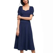 Maeve Anthropologie Two Piece Set Navy Size 4 / Small