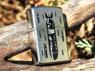 System Of A Down Zippo Lighter - Chop Suey - Toxicity - Serj