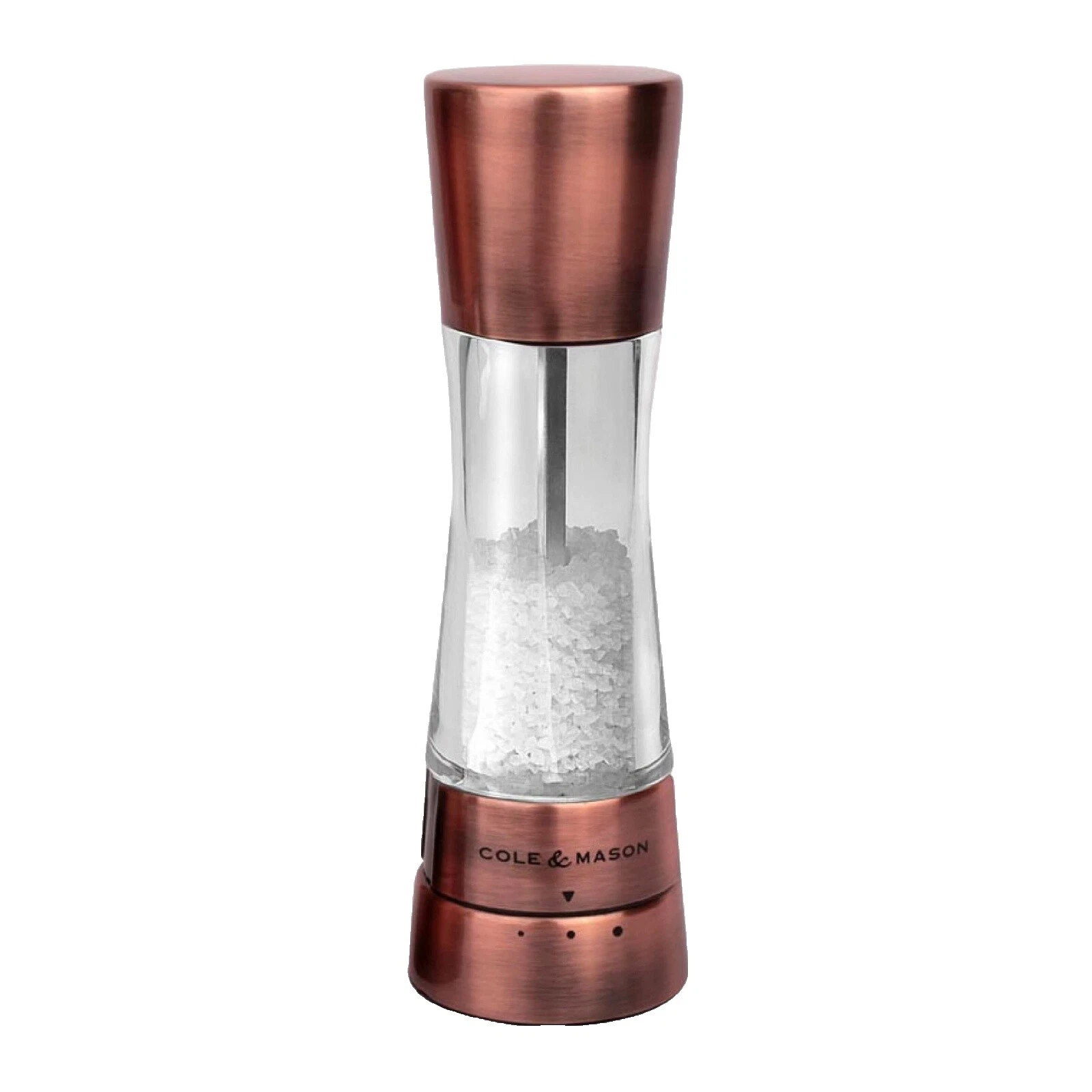 Cole & Mason Saleros y Pimenteros & Mills Cobre