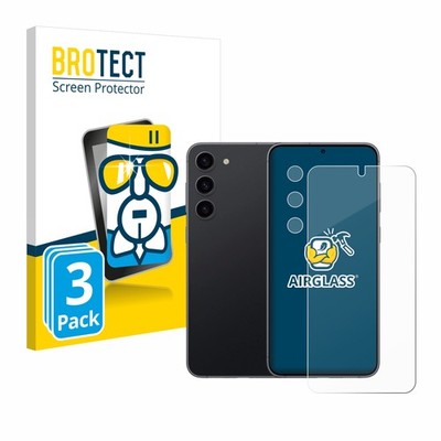 3x Panzerfolie Schutzglas für Samsung Galaxy S23 (Display+Kamera) Displayschutz