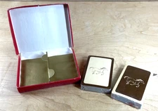 Vintage Playing Cards Running Horse Set Of 2 Original Box Cards New Sealed