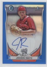 2014 Bowman Draft Chrome Pick Blue Refractor /150 Jakson Reetz #BCA-JR Auto 1q7