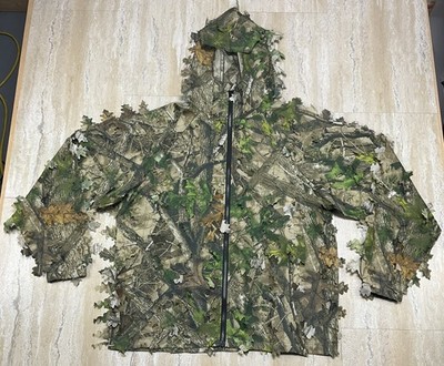 Red Head Mens Size S/M 3D Leaves Hunting Jacket TrueTimber HTC Green  Camouflage
