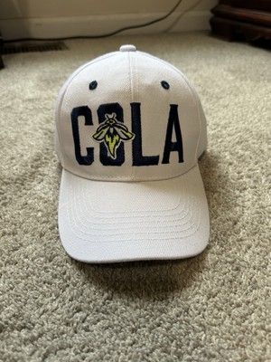 Columbia Fireflies COLA Minor League Baseball White Adjustable Hat Cap 