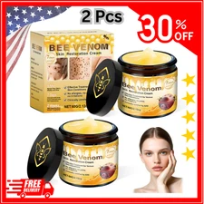 2PCS Bee Venom Skin Restoration Cream, Bee Venom Skin Treatment Cream, Effective