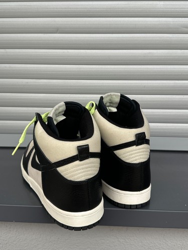 Vintage Nike Dunk 2010 Light Bone Black-Light Liquid Lime Men's Size US11 Eu45 - Picture 5 of 10