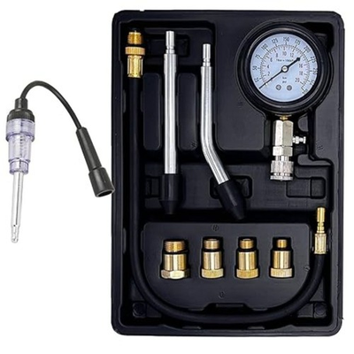 #ad Compression Tester Kit with Spark Plug Tester Engine Compression Tester black $51.99