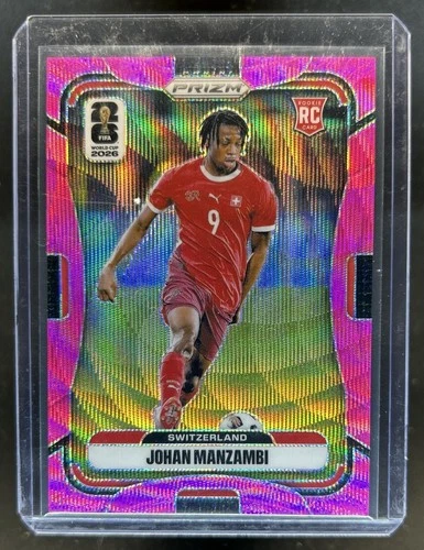 Johan Manzambi 2026 Panini Prizm Johan Manzambi Pink