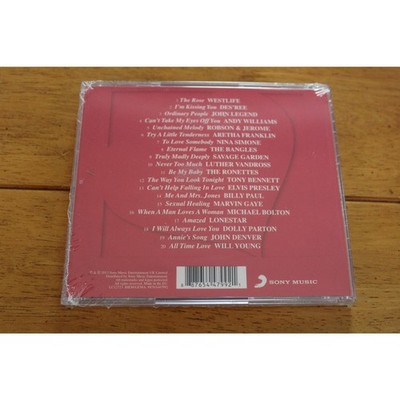 Various Artists CD All Time Love 20 Timeless Songs Sony Music 2013 Pop Sealed