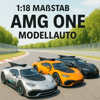 MARKENLOS 1:18 Mercedes-Benz AMG ONE Supersports Legierung Diecast Modellauto Asiamodell