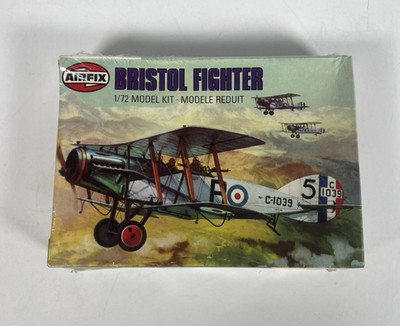 Vintage Airfix 1/72 Bristol Fighter Series 1 61005-3 Factory Sealed Brandneu