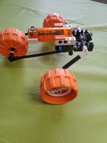 Used LEGO Set 7694 Mars Mission 2007 MT-31 Trike Alien Incomplete 